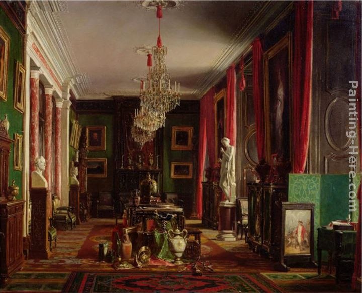 Charles Giraud Interior of the Office of Alfred Emilien Count of Nieuwerkerke